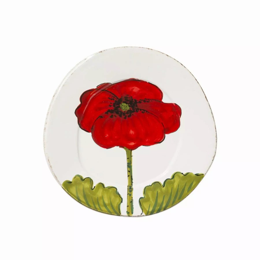 Dinnerware * | Vietri Lastra Poppy Salad Plate