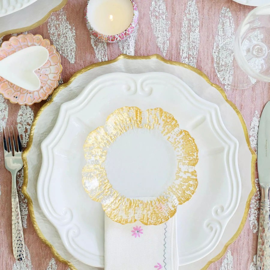 Dinnerware * | Vietri Incanto Stone Baroque Dinner Plate