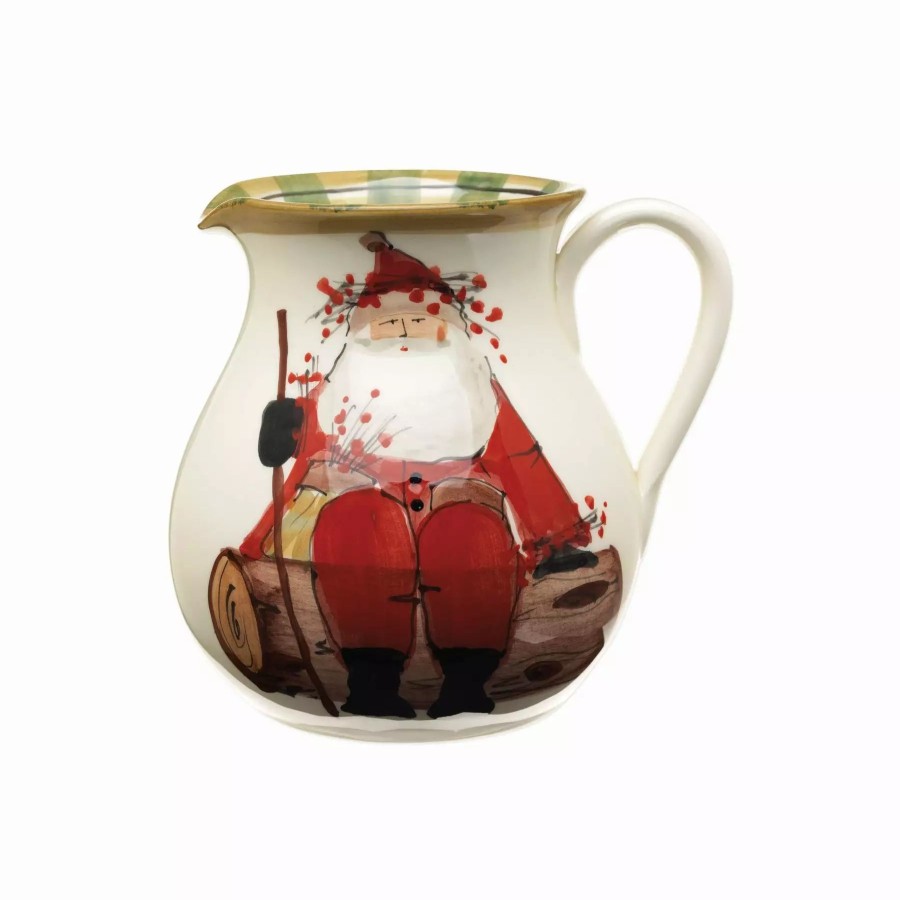 Serveware * | Vietri Old St. Nick Round Body Pitcher