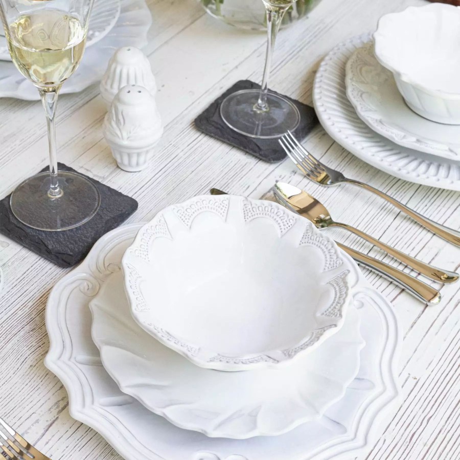 Dinnerware * | Vietri Incanto Ruffle Salad Plate