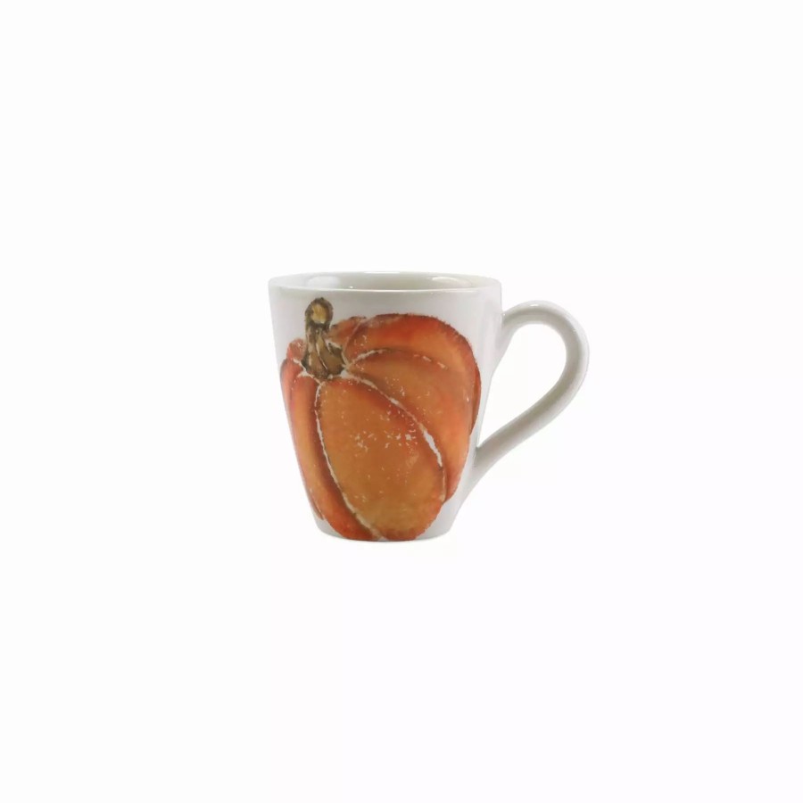 Dinnerware * | Vietri Pumpkins Mug Orange Small Pumpkin