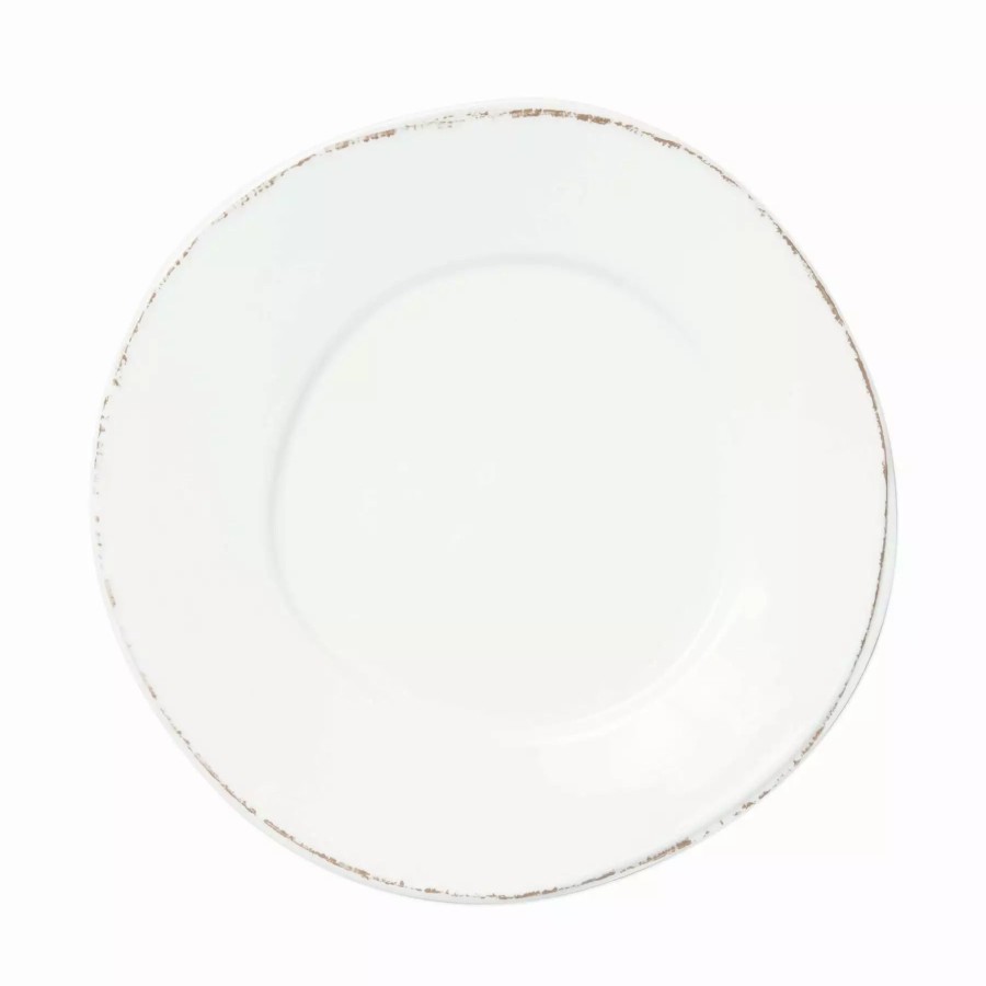 Sets * | Vietri Melamine Lastra White Three-Piece Place Setting