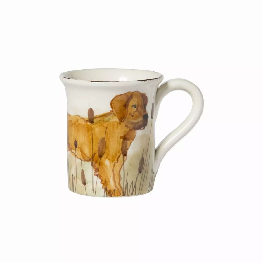 Dinnerware * | Vietri Wildlife Hunting Dog Mug