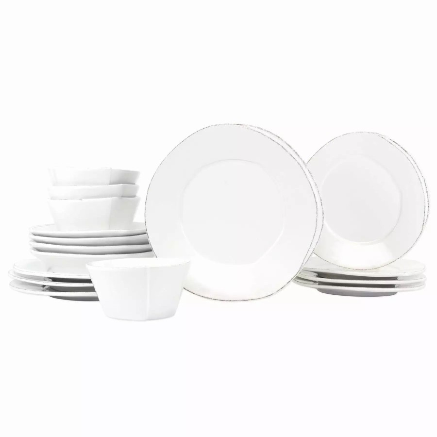 Sets * | Vietri Lastra Sixteen-Piece Place Setting