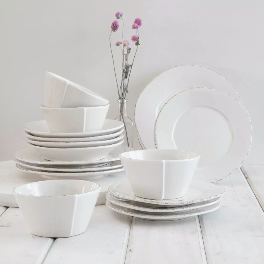 Sets * | Vietri Lastra Sixteen-Piece Place Setting