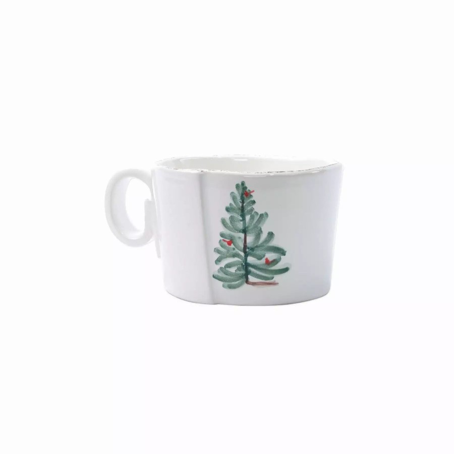 Dinnerware * | Vietri Lastra Holiday Jumbo Cup