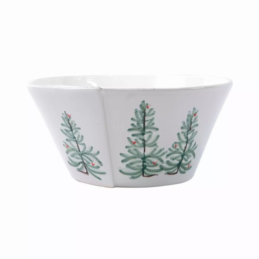 Serveware * | Vietri Lastra Holiday Large Stacking Serving Bowl