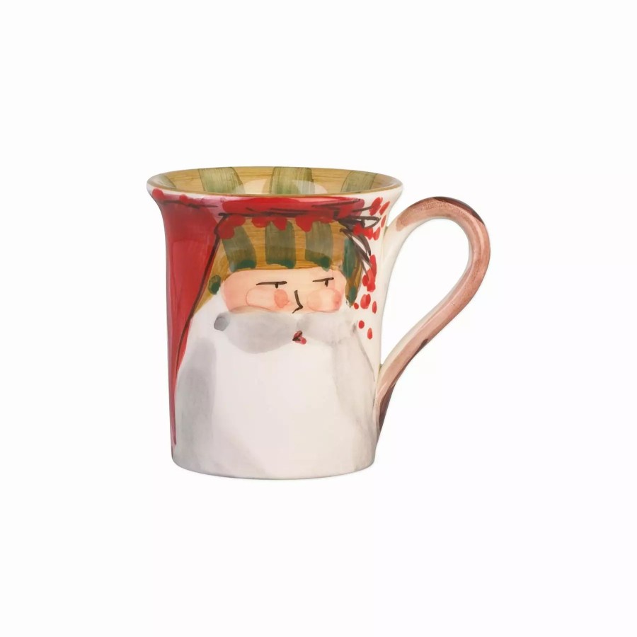 Dinnerware * | Vietri Old St. Nick Mug Striped