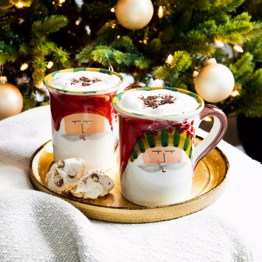 Dinnerware * | Vietri Old St. Nick Mug Striped