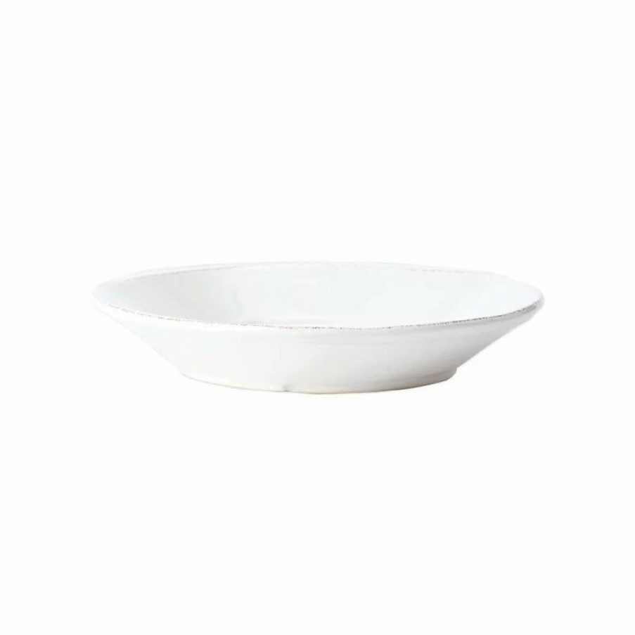 Dinnerware * | Vietri Melamine Lastra White Pasta Bowl