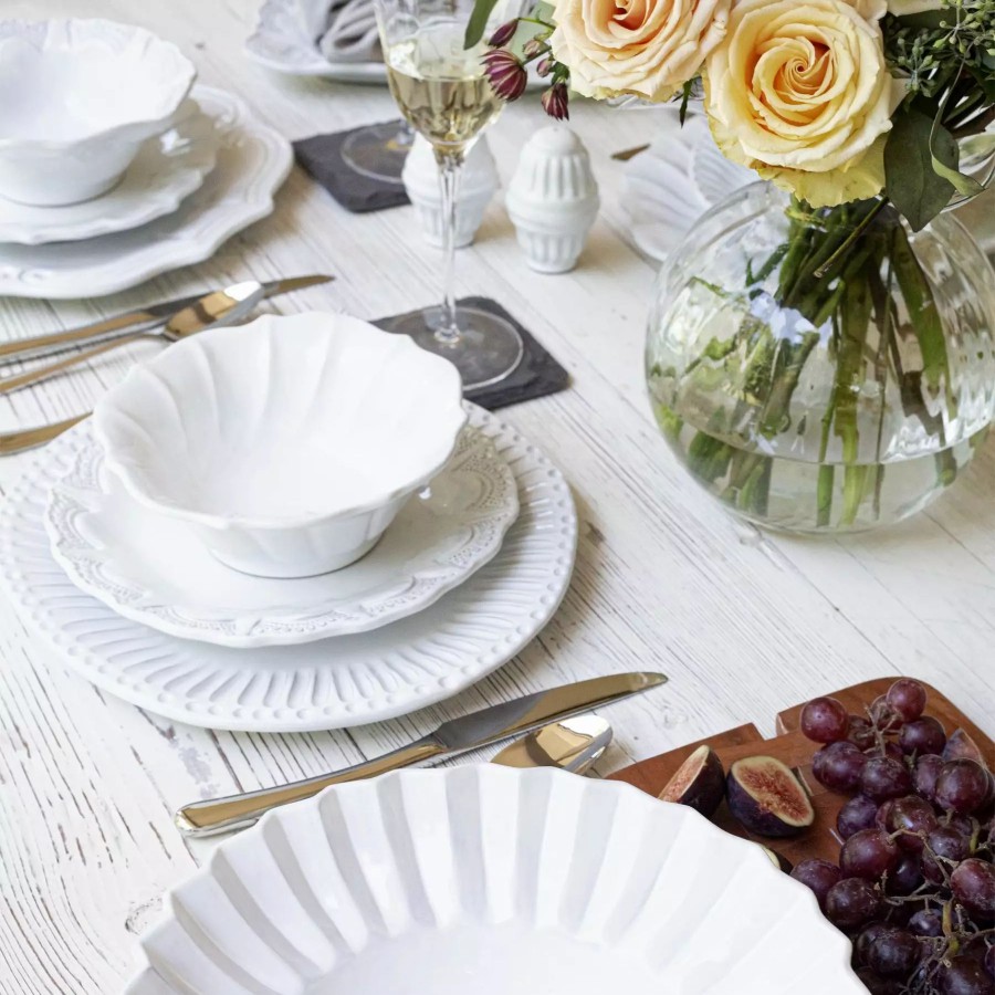 Dinnerware * | Vietri Incanto Stone Stripe Dinner Plate