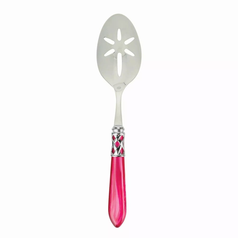 Flatware * | Vietri Aladdin Brilliant Slotted Serving Spoon