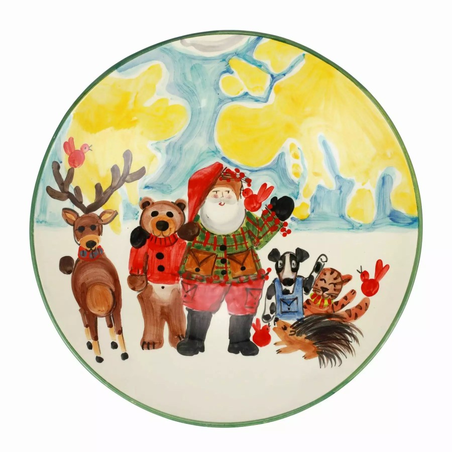 Serveware * | Vietri Old St. Nick Amici Per Sempre (Friends Forever) Bowl