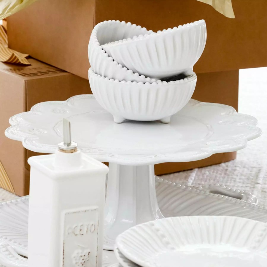 Serveware * | Vietri Incanto Stripe Footed Bowl