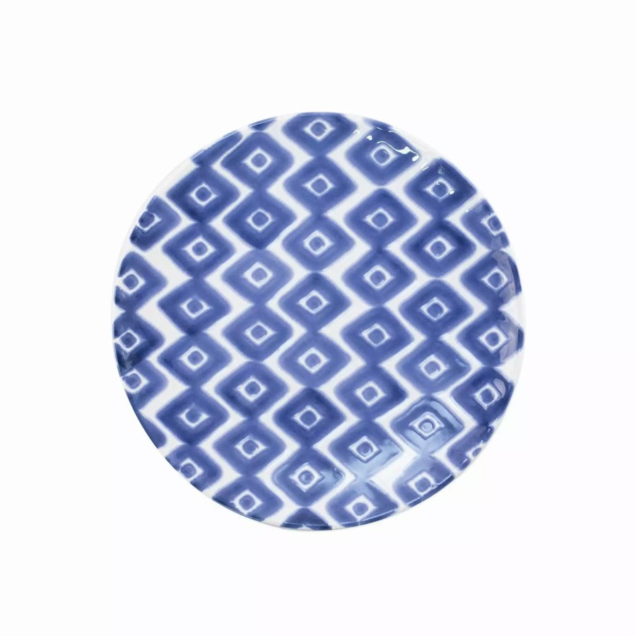 Dinnerware * | Viva By Vietri Santorini Diamond Salad Plate