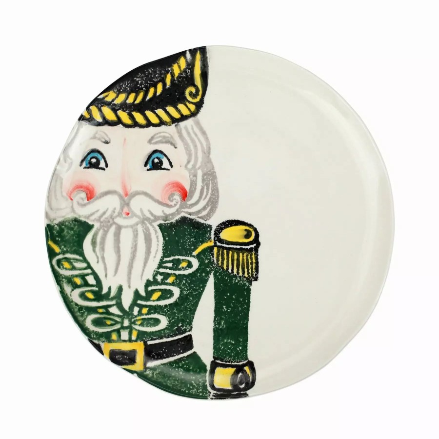 Sets * | Vietri Nutcrackers Green Four-Piece Place Setting