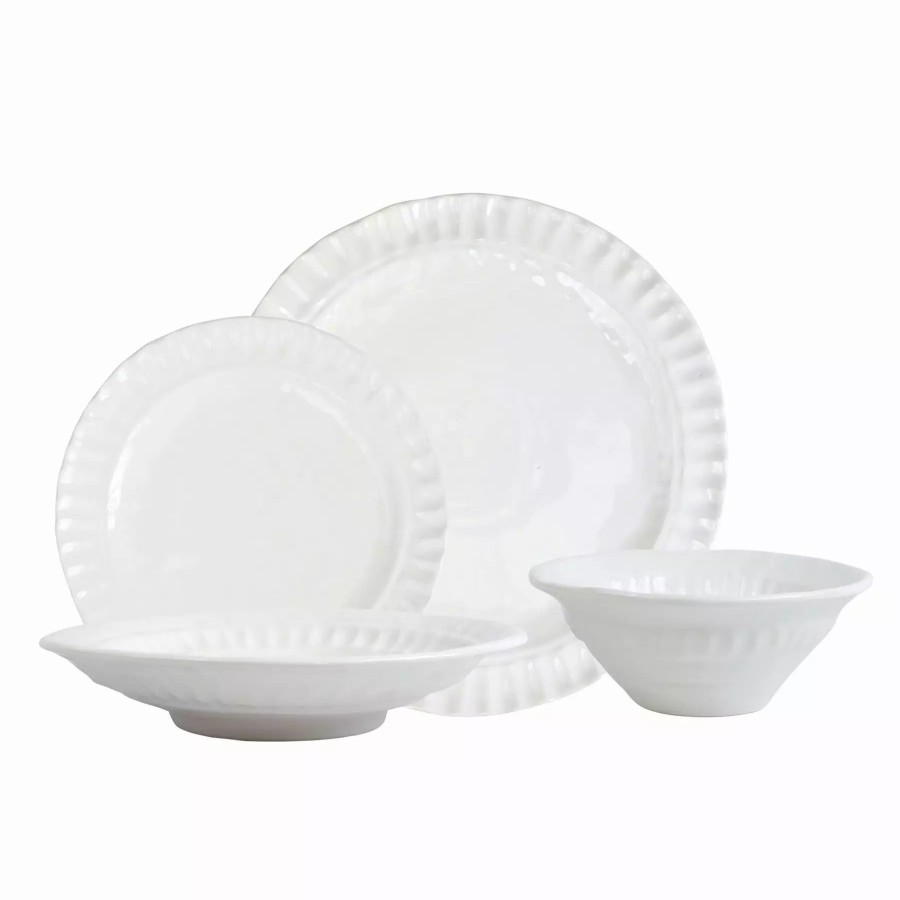 Sets * | Vietri Pietra Serena Four-Piece Place Setting