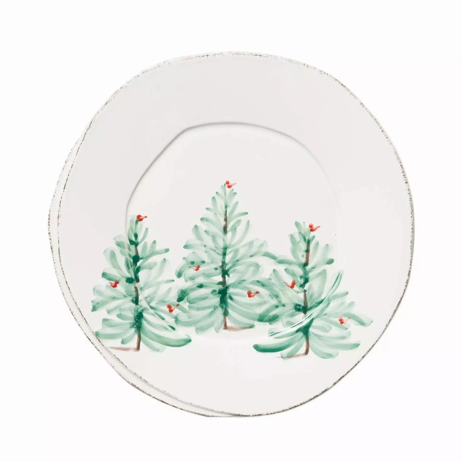 Sets * | Vietri Lastra Holiday Four-Piece Place Setting