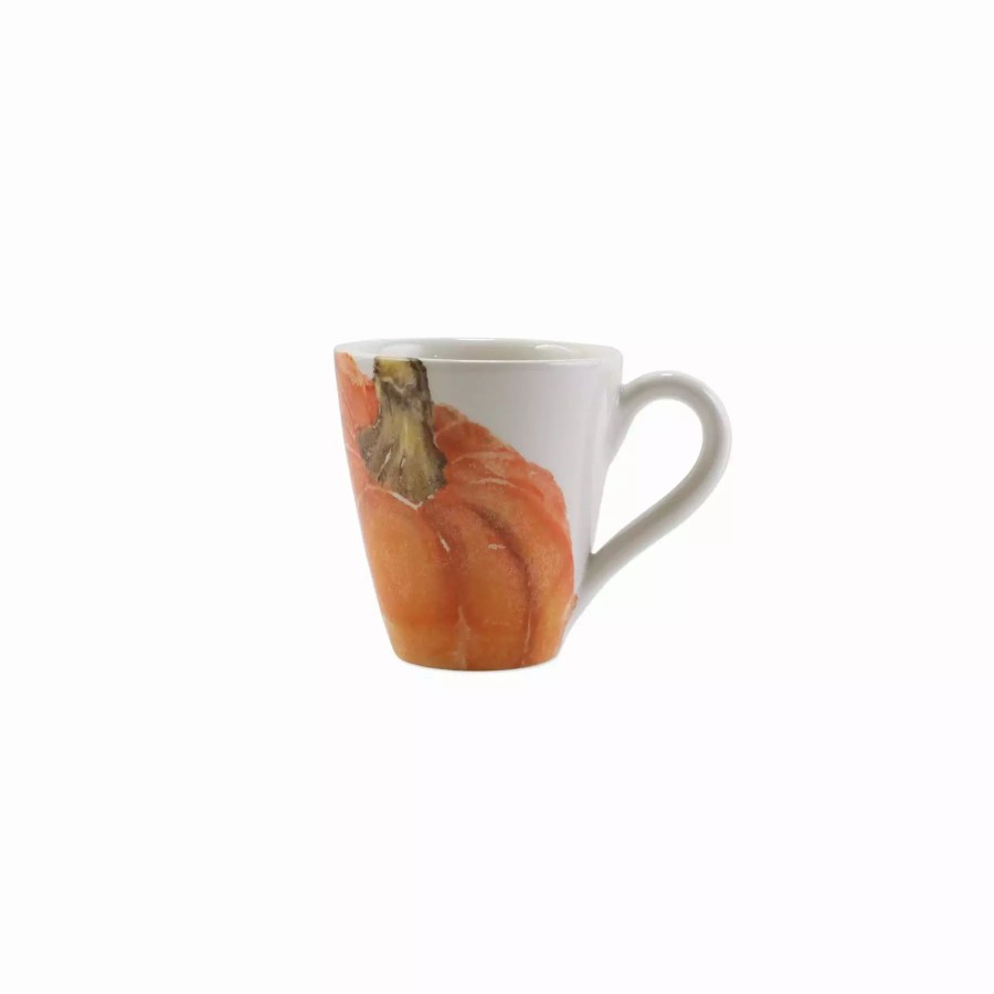 Dinnerware * | Vietri Pumpkins Mug Orange Medium Pumpkin