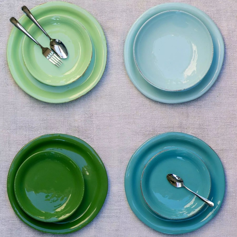 Dinnerware * | Vietri Cucina Fresca Pistachio Salad Plate