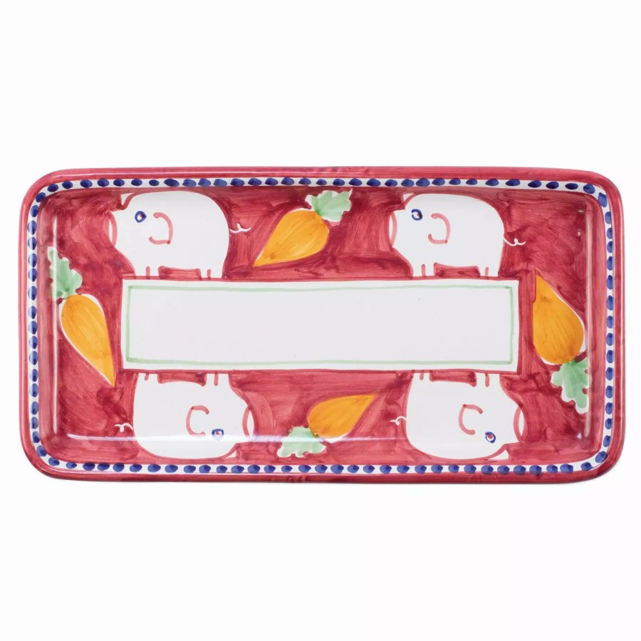 Serveware * | Vietri Campagna Porco Rectangular Platter