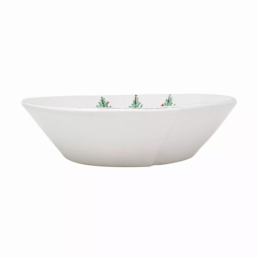 Serveware * | Vietri Lastra Holiday Large Shallow Serving Bowl