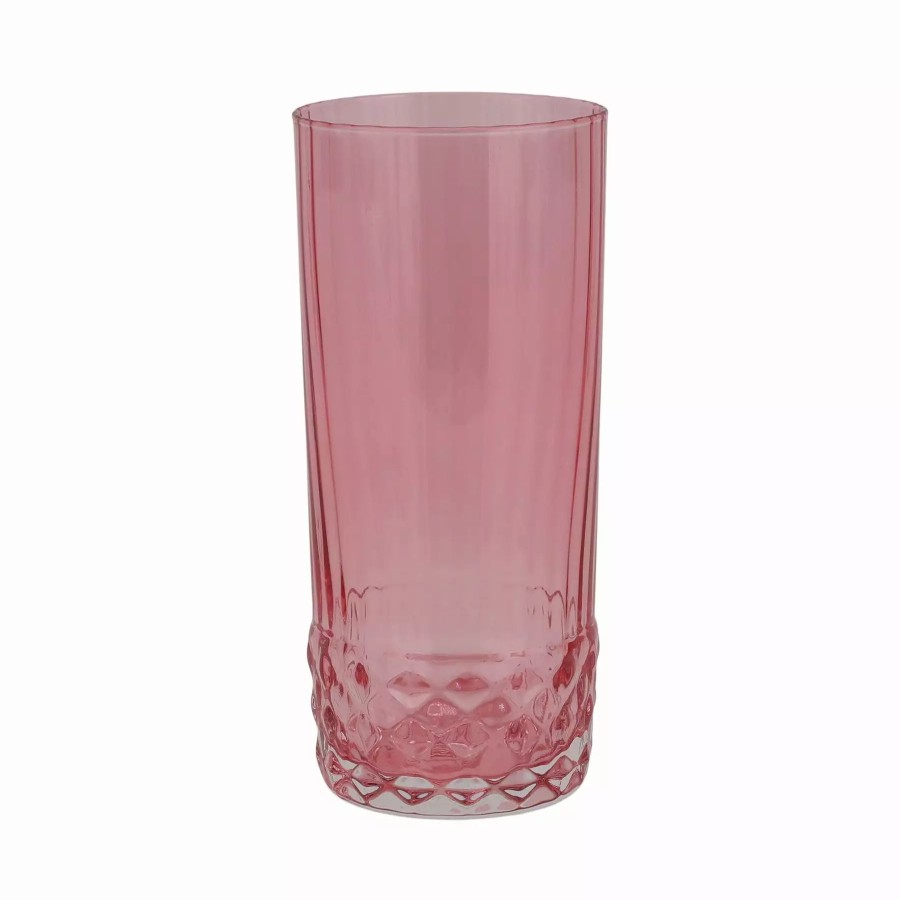 Flatware * | Viva By Vietri Deco Pink Tall Tumbler