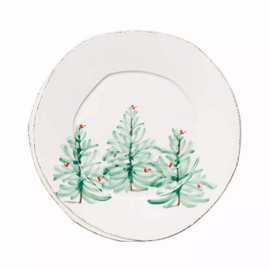 Dinnerware * | Vietri Lastra Holiday European Dinner Plate