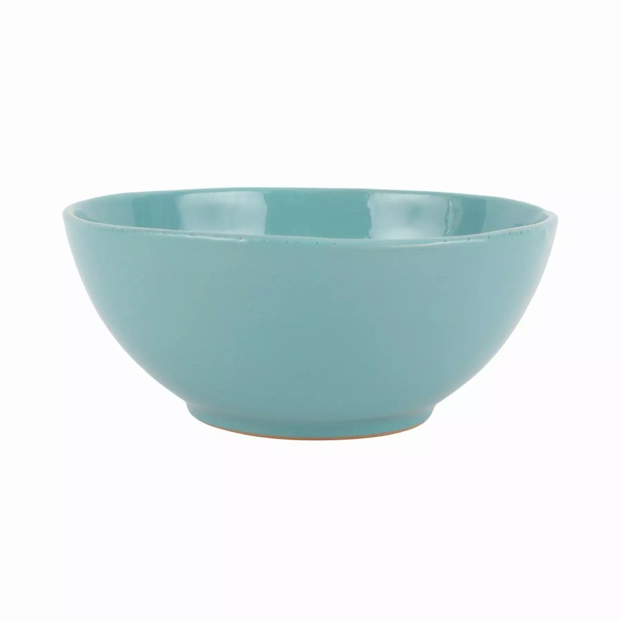 Serveware * | Vietri Cucina Fresca Turquoise Small Serving Bowl