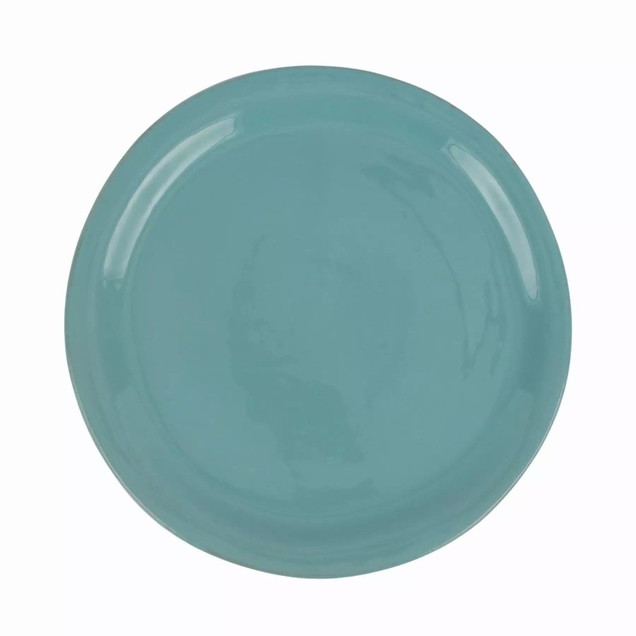 Dinnerware * | Vietri Cucina Fresca Turquoise Dinner Plate