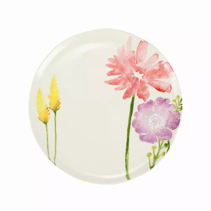 Dinnerware * | Vietri Fiori Di Campo Daisy & Rose Dinner Plate