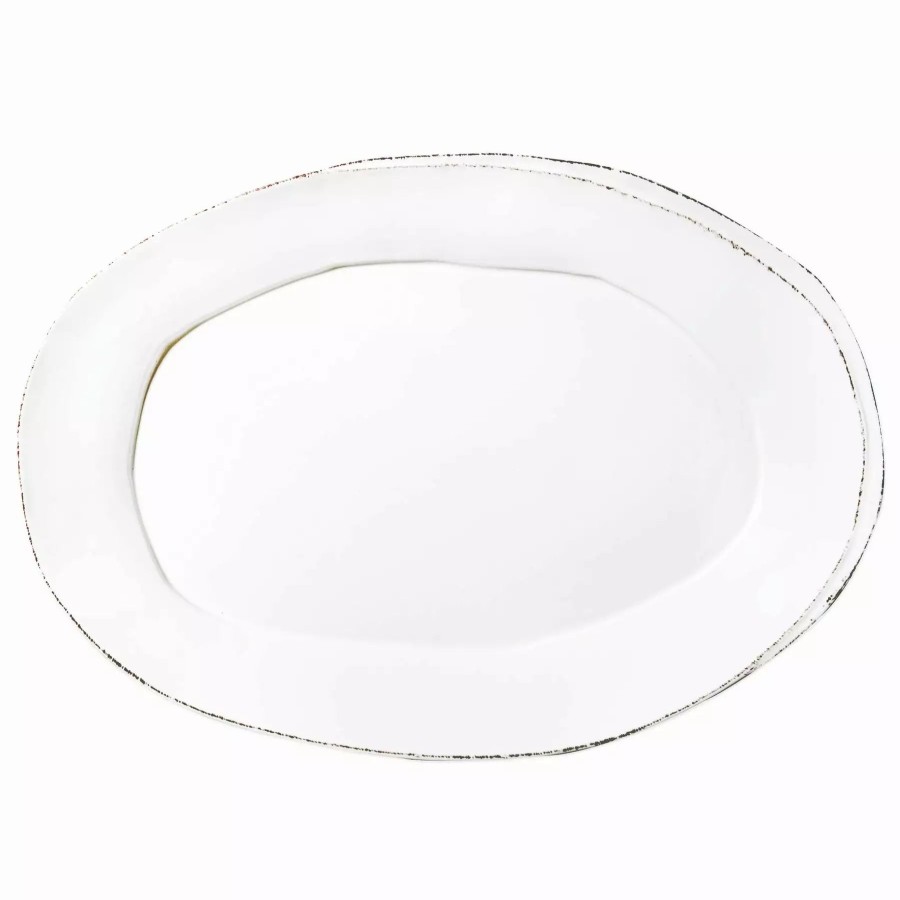 Serveware * | Vietri Lastra Oval Platter