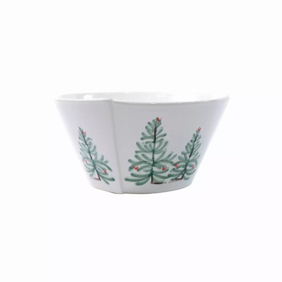 Sets * | Vietri Lastra Holiday 2-Piece Serving Bowls Set