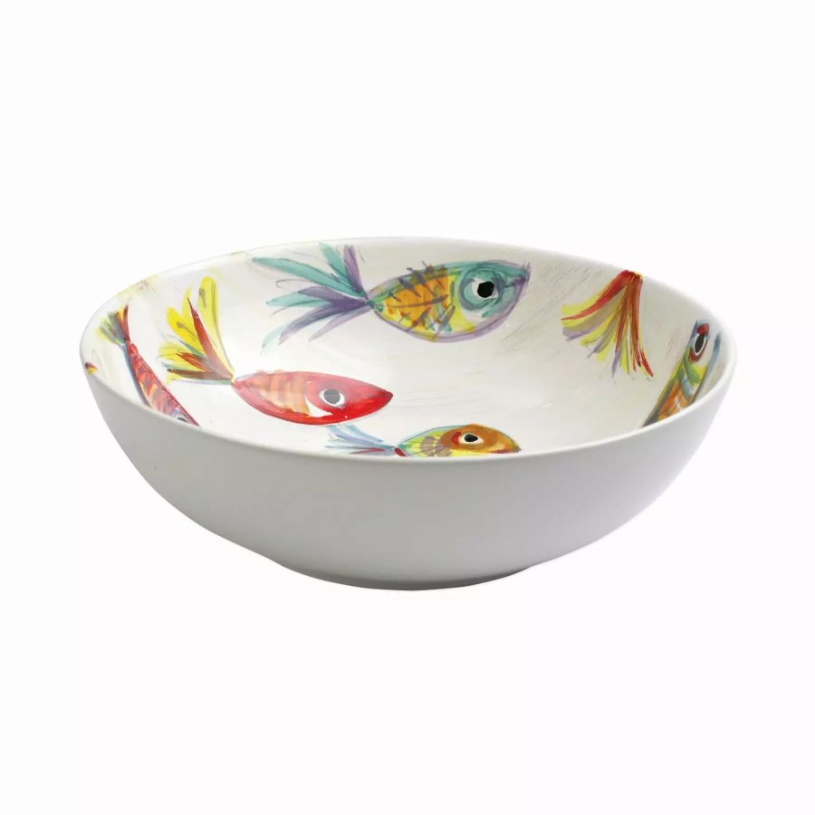 Serveware * | Vietri Pesci Colorati Deep Bowl