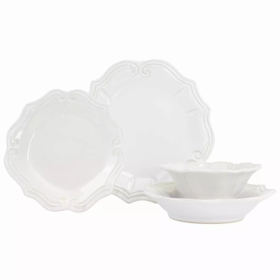 Sets * | Vietri Incanto Stone Baroque Four-Piece Place Setting