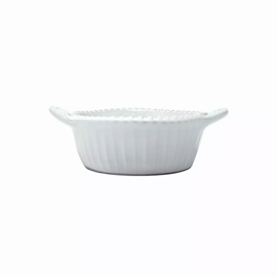 Sets * | Vietri Incanto Stripe Handled Small Round Baker