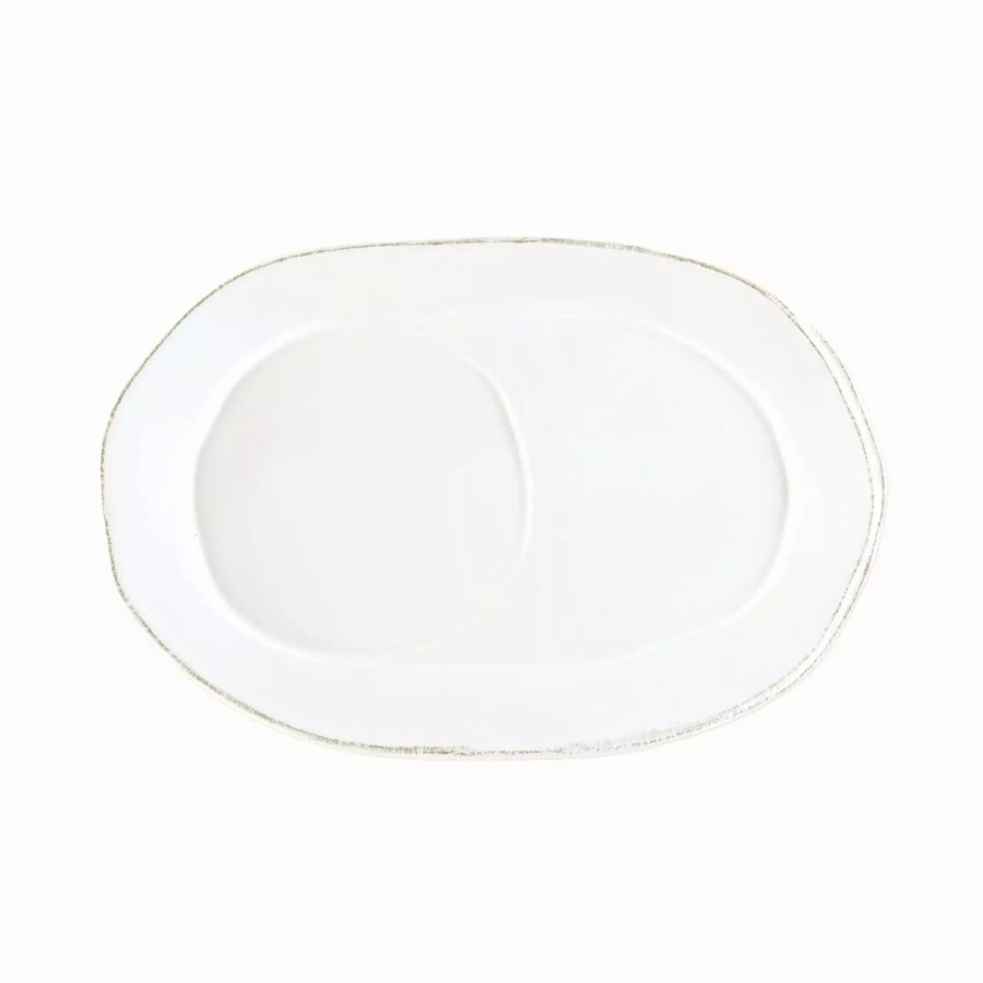 Serveware * | Vietri Lastra Oval Tray