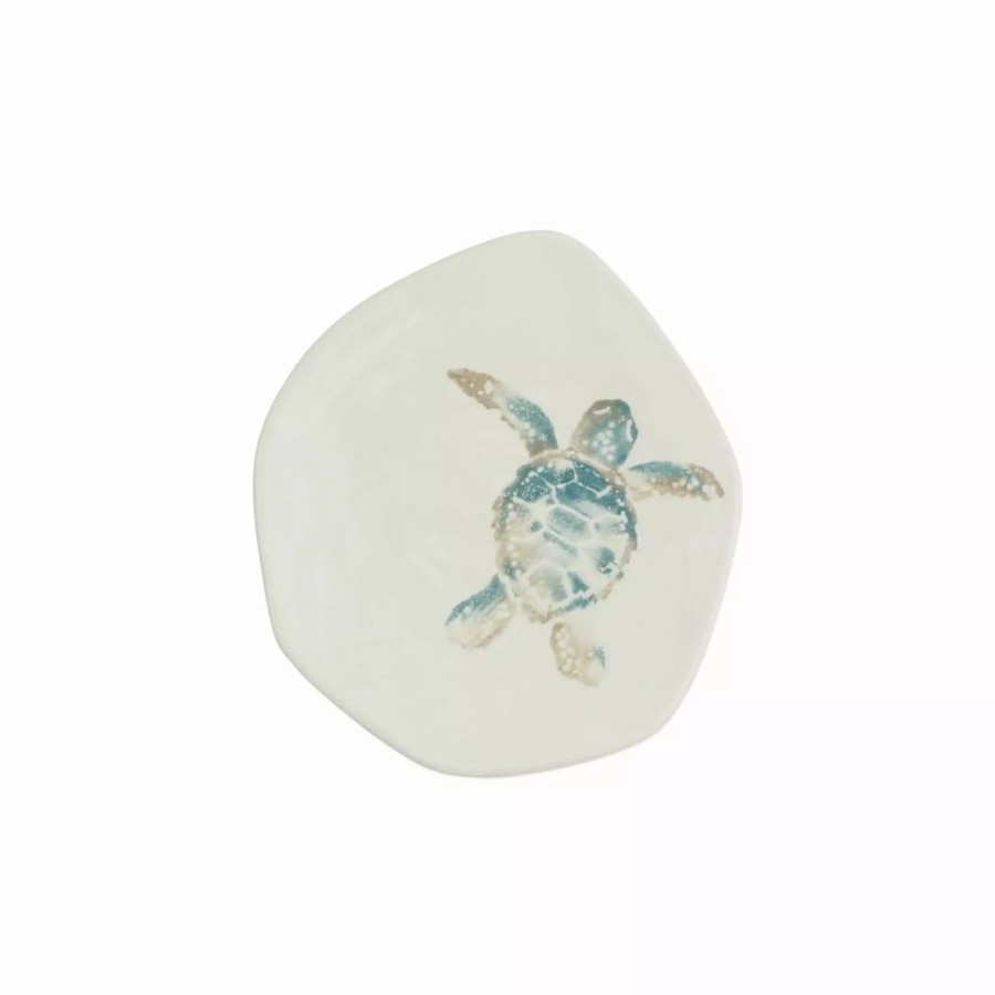 Dinnerware * | Vietri Tartaruga Turtle Salad Plate