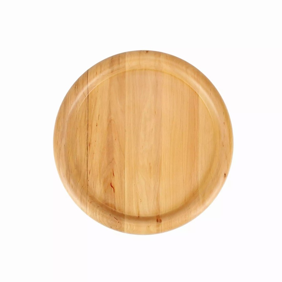 Serveware * | Vietri Ontano Wood Medium Round Platter