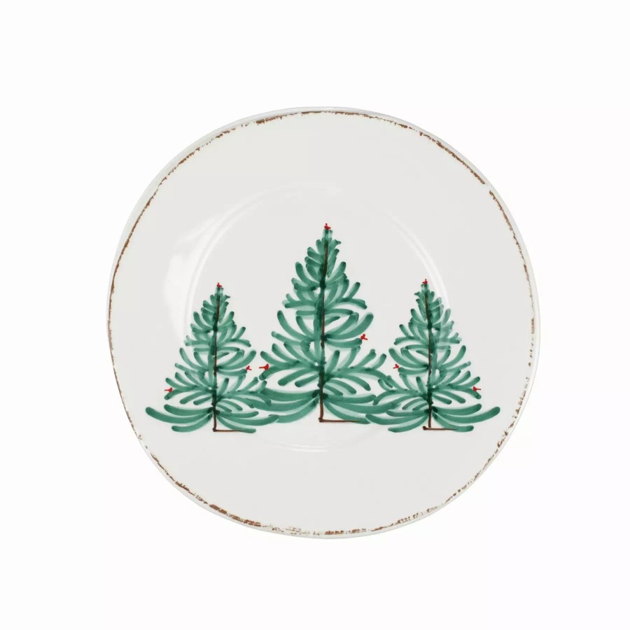 Dinnerware * | Vietri Melamine Lastra Holiday Dinner Plate