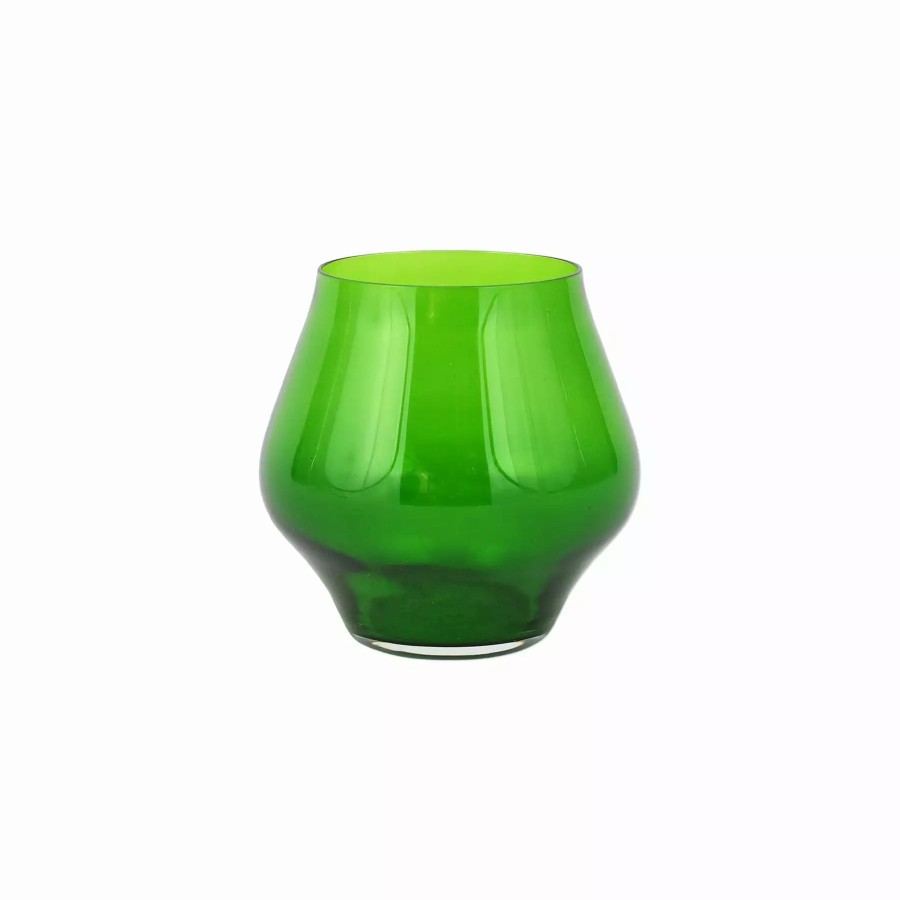 Flatware * | Vietri Contessa Emerald Stemless Wine Glass