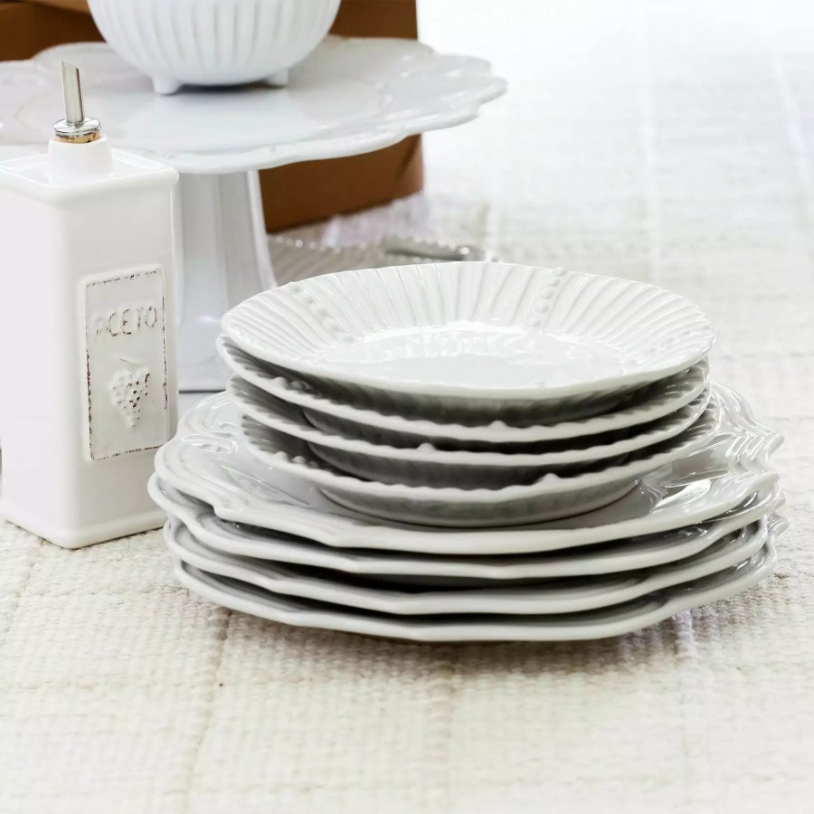 Dinnerware * | Vietri Incanto Stone Stripe Salad Plate