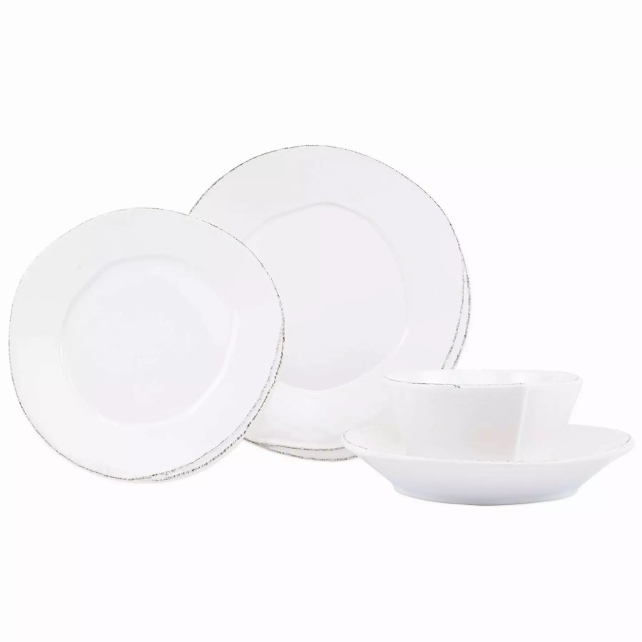 Sets * | Vietri Lastra Four-Piece Place Setting