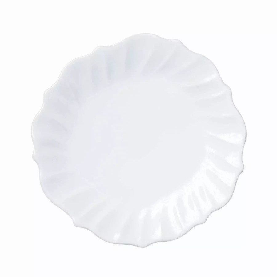 Dinnerware * | Vietri Incanto Stone Ruffle Dinner Plate