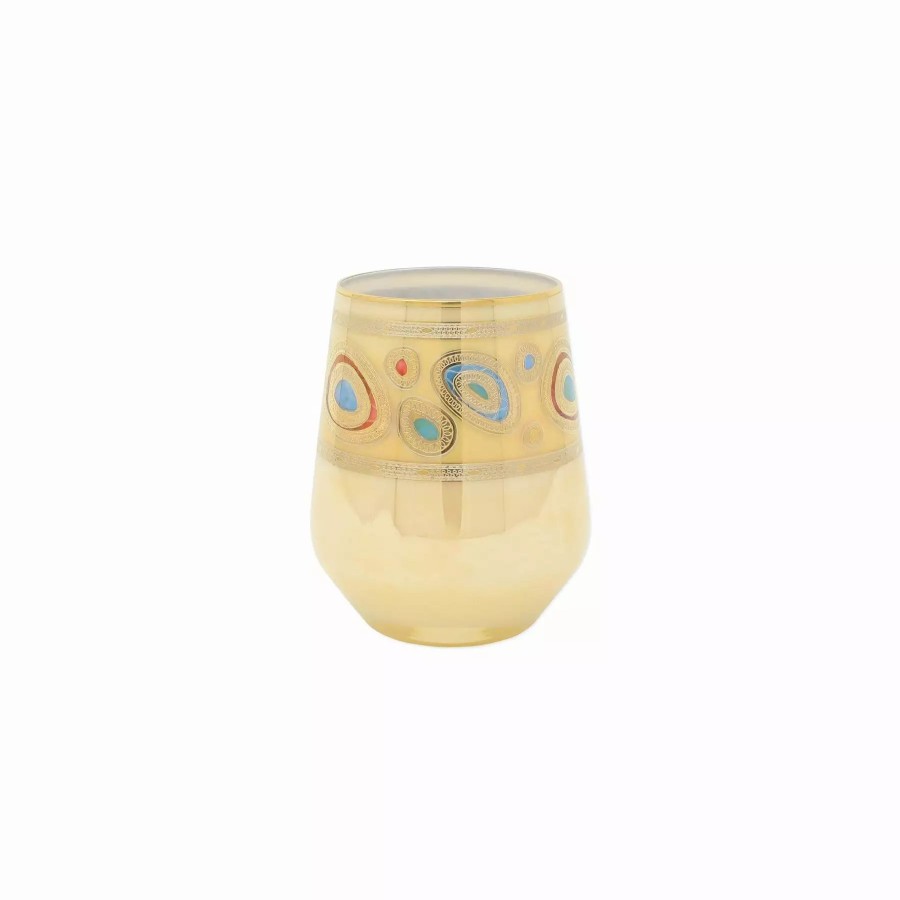 Flatware * | Vietri Regalia Stemless Wine Glass