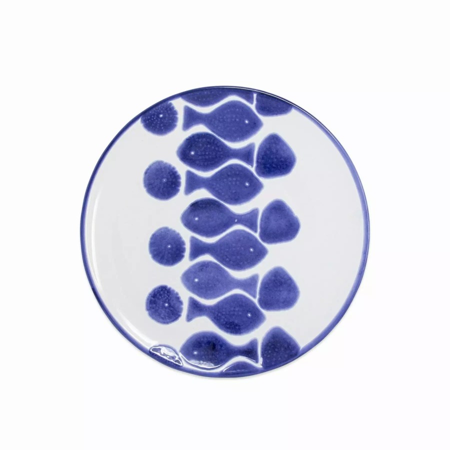 Dinnerware * | Viva By Vietri Santorini Fish Salad Plate