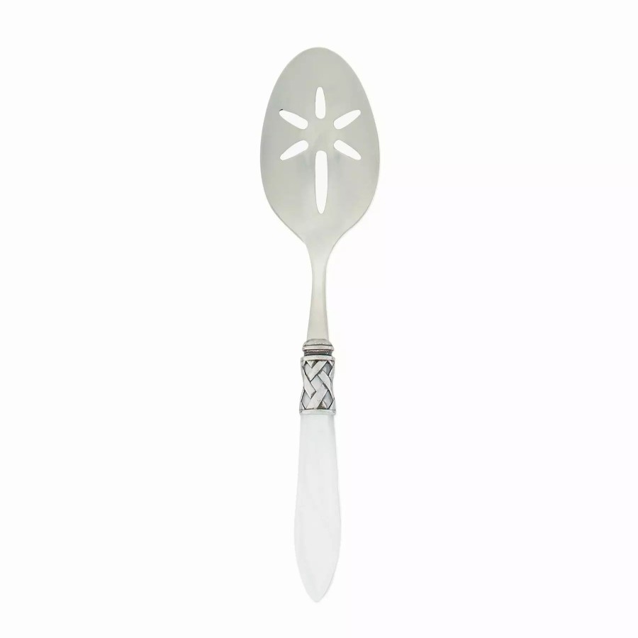 Flatware * | Vietri Aladdin Antique Slotted Serving Spoon