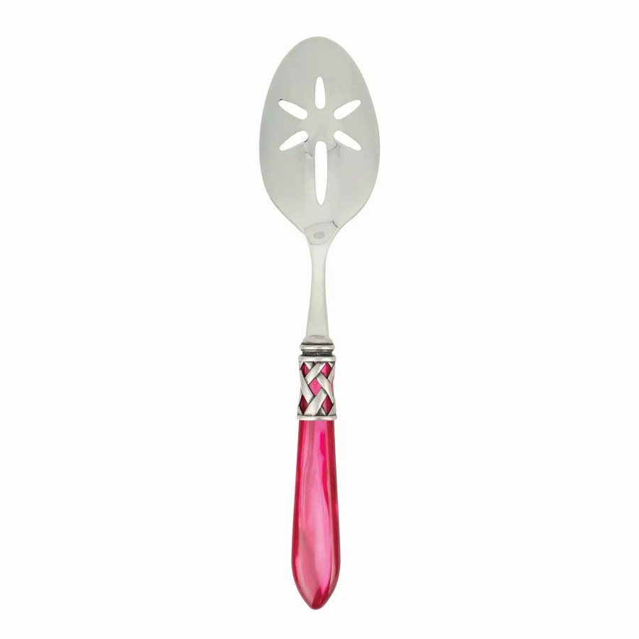 Flatware * | Vietri Aladdin Antique Slotted Serving Spoon