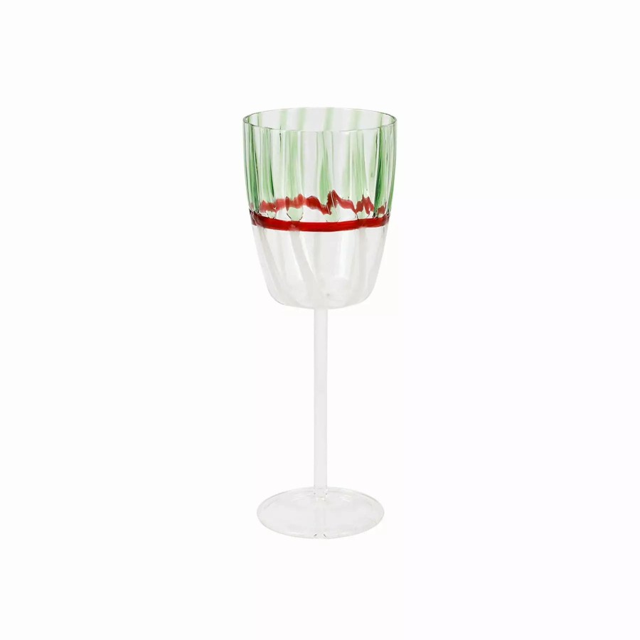 Flatware * | Vietri Garland Wine Glass