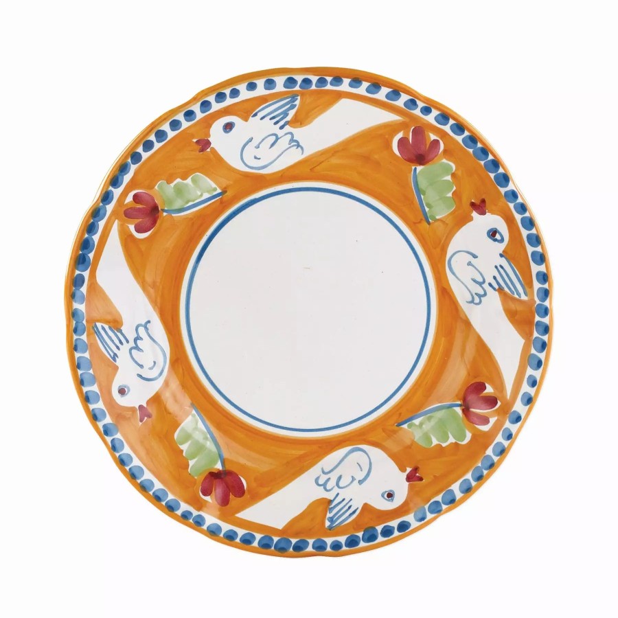 Dinnerware * | Vietri Campagna Uccello Dinner Plate